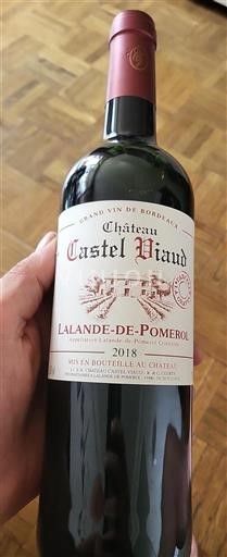 Bordeaux Lalande-de-pomerol Château Castel Viaud 2018