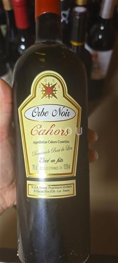 Sud-Ovest Cahors Domaine Le Bout Du Lieu Orbe Noir 2004