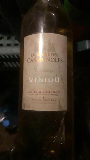 Sud-Ovest Côtes de Gascogne Domaine Des Cassagnoles Douceur d'Automne 2016