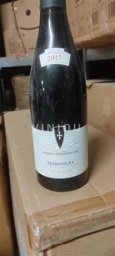 Vin Rouge sec Les Plantes Paris l'Hospitalier 2015 France Bourgogne Maranges AOC