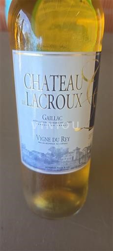 Sudoeste Gaillac Château Lacroux Vigne du Rey 2015
