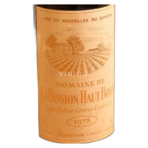 Bordeaux Pessac-Léognan Dom. De La Passion Haut Brion 1970