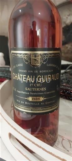 Bordeaux Sauternes Château Guiraud 1989