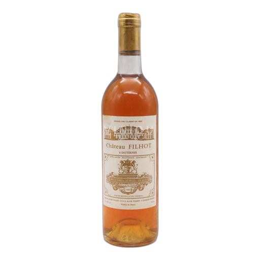 Bordeaux Sauternes Château Filhot 1990
