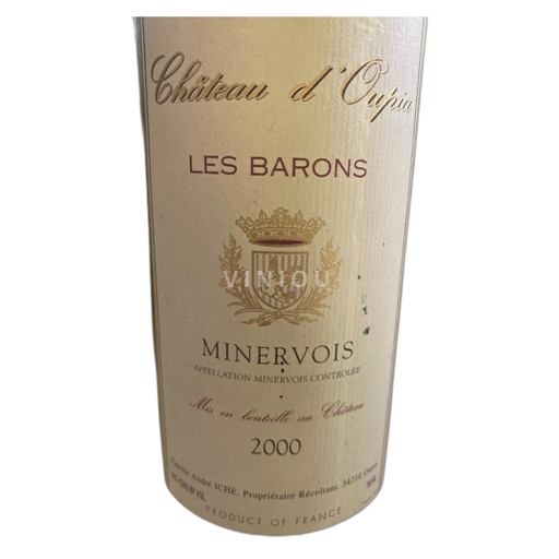 Languedoc Minervois Château Oupia Les Barons 2001