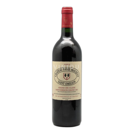 Bordeaux Saint-Émilion Château Pavie Macquin 1999