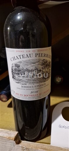 Bordeaux Bordeaux Supérieur Château Pierrail 2016