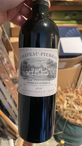 Bordeaux Bordeaux Supérieur Château Pierrail 2016