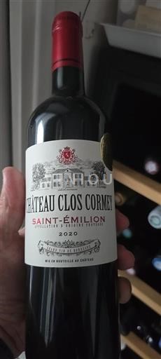 Bordéus Saint-Émilion Château Clos Cormey 2020