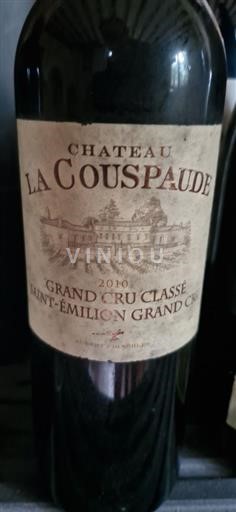 Burdeos Saint-Émilion Gran Cru Grand Cru Château La Couspaude 2010