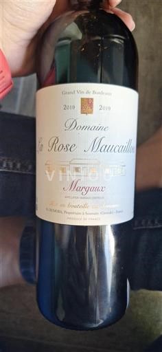 Bordeaux Margaux Domaine La Rose Maucauilou 2019