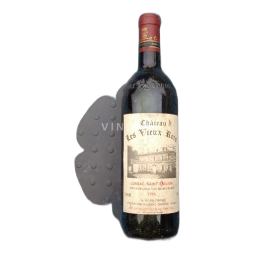 Vin Rouge sec Château Les Vieux Rocs 1986 France Bordeaux Lussac-saint-émilion AOC