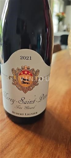 Bourgogne Morey-saint-denis Hubert Lignier Très Girard 2021