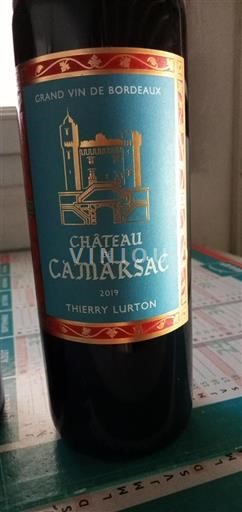 Bordeaux Không được chỉ định Château Camarsac 2019