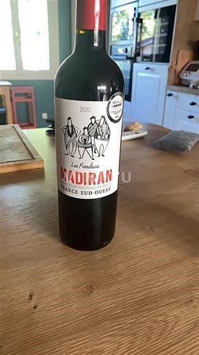 Vin Rouge sec Les Frondeurs 2020 France Sud-Ouest Madiran AOC