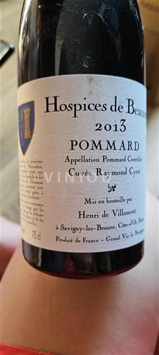 Borgogna Pommard Hospices De Beaune Raymond Cyrot 2013