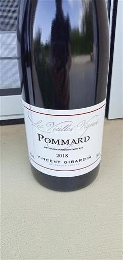 Burgundi Pommard Vincent Girardin Les Vieilles Vignes 2018
