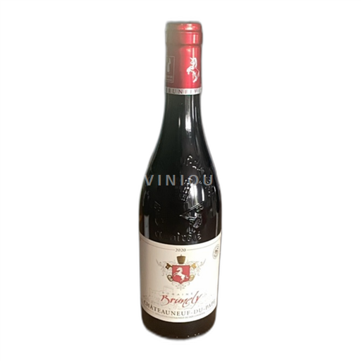 Vin Rouge sec Domaine Brunely 2020 France Vallée du Rhône Châteauneuf-du-pape AOC