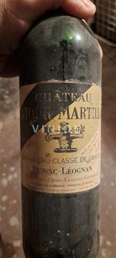 Bordeaux Pessac-Léognan Grand Cru Château Latourmartillac 1998