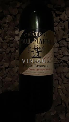 Bordeaux Pessac-Léognan Grand Cru Château Latourmartillac 1998