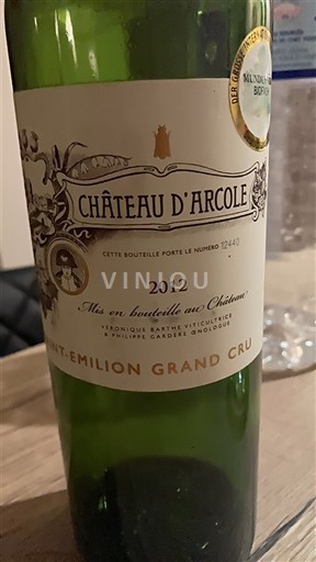 Bordeaux Saint-Émilion Grand Cru Grand Cru Château Arcole 2012