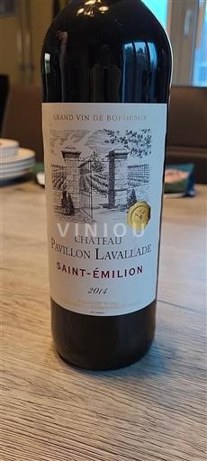 Bordéus Saint-Émilion Château Pavillon Lavallade 2014
