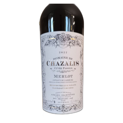 Alps and Rhodanian Region Coteaux de l'Ardèche Domaine Chazalis Passion 2022