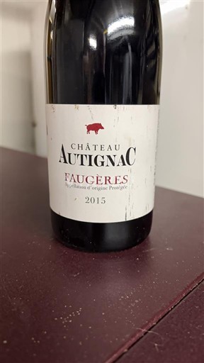 Languedoque Faugères Château Autignac 2015