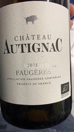 Langvedok Faugères Château Autignac 2015