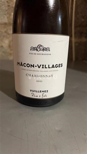 Borgonha Mâcon e mâcon-villages Vuillemez Père & Fils Chardonnay 2023