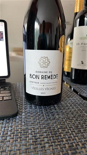 Valle del Rodano Ventoux Domaine Bon Remède Vieilles Vignes 2019