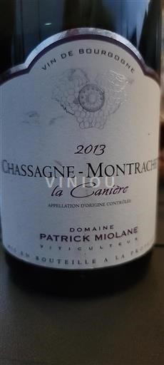 Borgoña Chassagne-Montrachet Patrick Miolane La Canière 2013