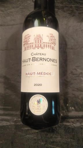 Bordeaux Haut-Médoc Château Hautbernones 2020