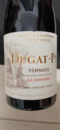 Burgundi Pommard Grand Cru Dugatpy La Levrière 2018