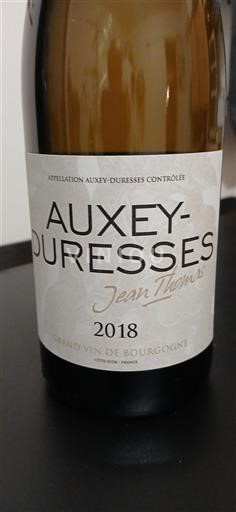 Bourgogne Auxey-duresses Jean Thomas 2018