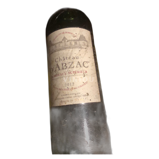 Vin Rouge sec Château Abzac 2012 France Bordeaux Bordeaux supérieur AOC