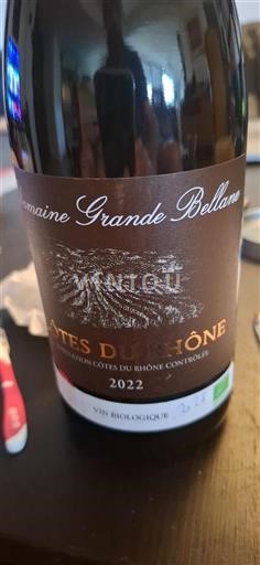Rona dolina Côtes-du-Rhône Domaine Grande Bellane 2022