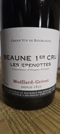 Bourgondië Beaune Premier Cru Moillardgrivot Les Epenottes 2011
