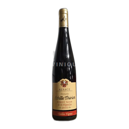 Vin Rouge sec Vieilles Vignes Domaine Achille Thirion 2016 France Alsace Vin de France