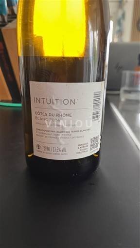 Рона долина Кот дю Рон Cellier Des Terres Blanches Intuition 2024