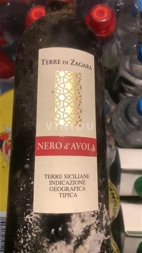 Vin Rouge sec Nero d'Avola Terre Di Zagara 2016 Italie Sicile DOC