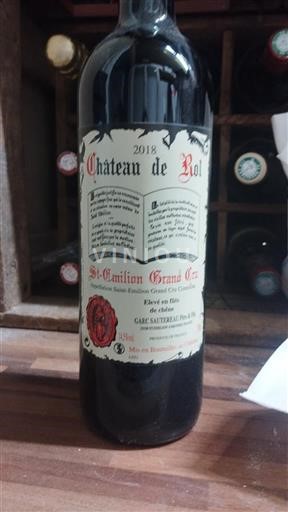 Bordéus Saint-Émilion Grand Cru Grand Cru Château Roî 2018