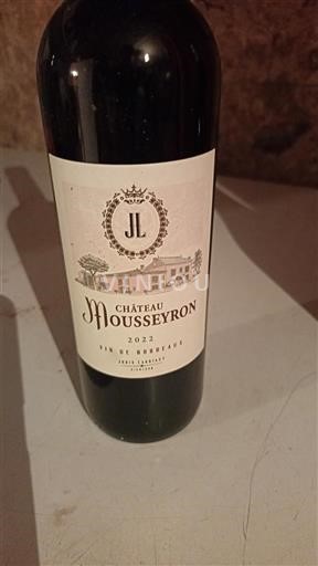Bordeaux Château Mousseyron 2022