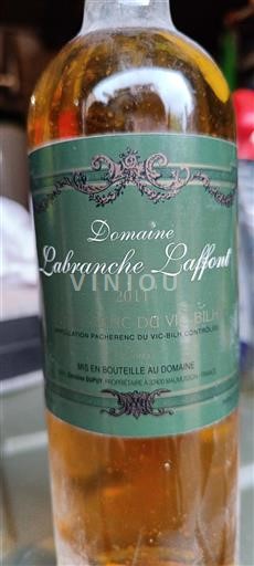 Lounais-Ranska Pacherenc-du-vic-bilh Domaine Labranche Laffont 2011