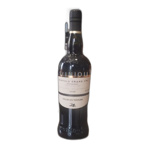 Vin Rouge sec Ancestral Cellier des Templiers 2008 France Roussillon Banyuls Grand Cru AOC