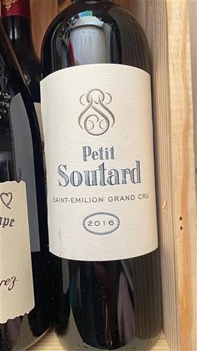 Burdeos Saint-Émilion Gran Cru Château Soutard Petit Soutard 2016