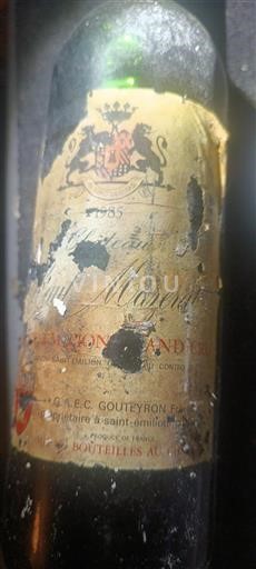 Bordeaux Saint-Émilion Grand Cru Château Mazerat 1985