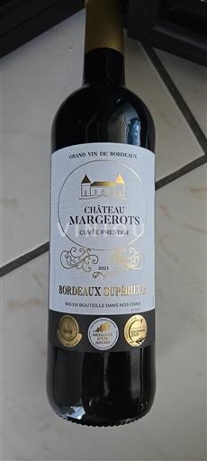 Bordéus Bordeaux Superior Château Margerots Prestige 2021