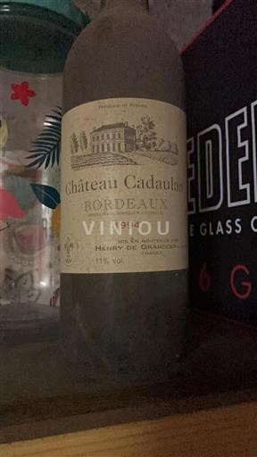 Burdeos Bordeaux Château Cadaujan 1994