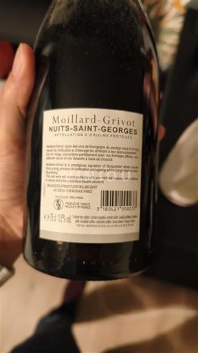Burgundy Nuits-Saint-Georges Moillardgrivot 2020